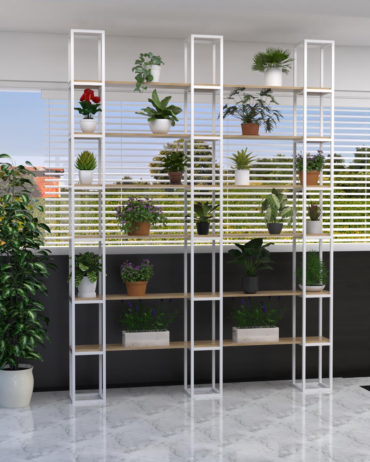 Стеллаж EcoLoft Вертис DSP-1529W-1 лофт (38418753)