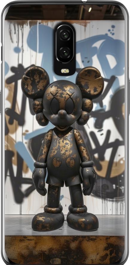 Чехол на OnePlus 6T Bronze kaws v2 (6098u-1587-42517)