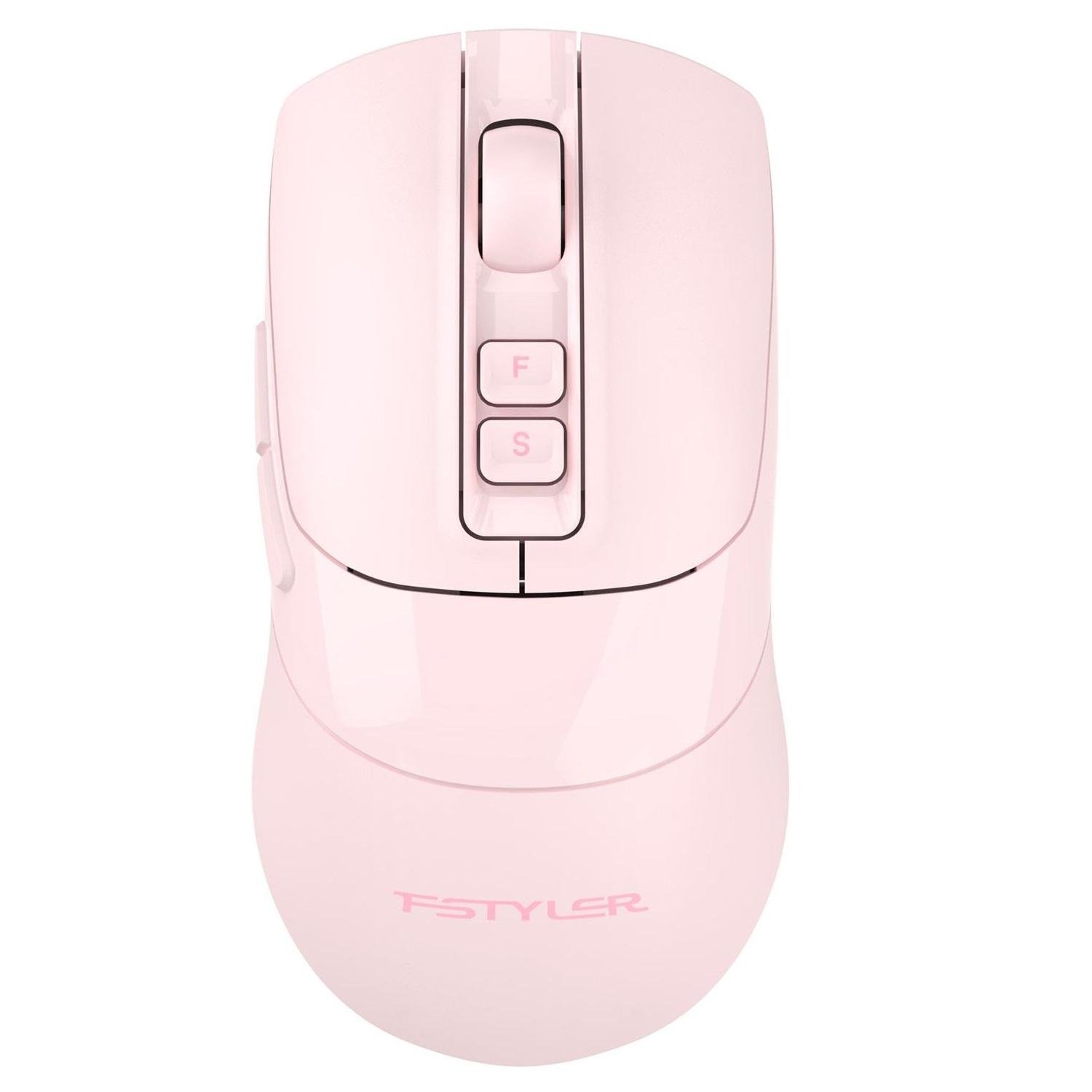 Компьютерная мышка беспроводная A4Tech Fstyler FB50C Plus Bluetooth/2,4 ГГц Pink (FB50C Plus Pink)