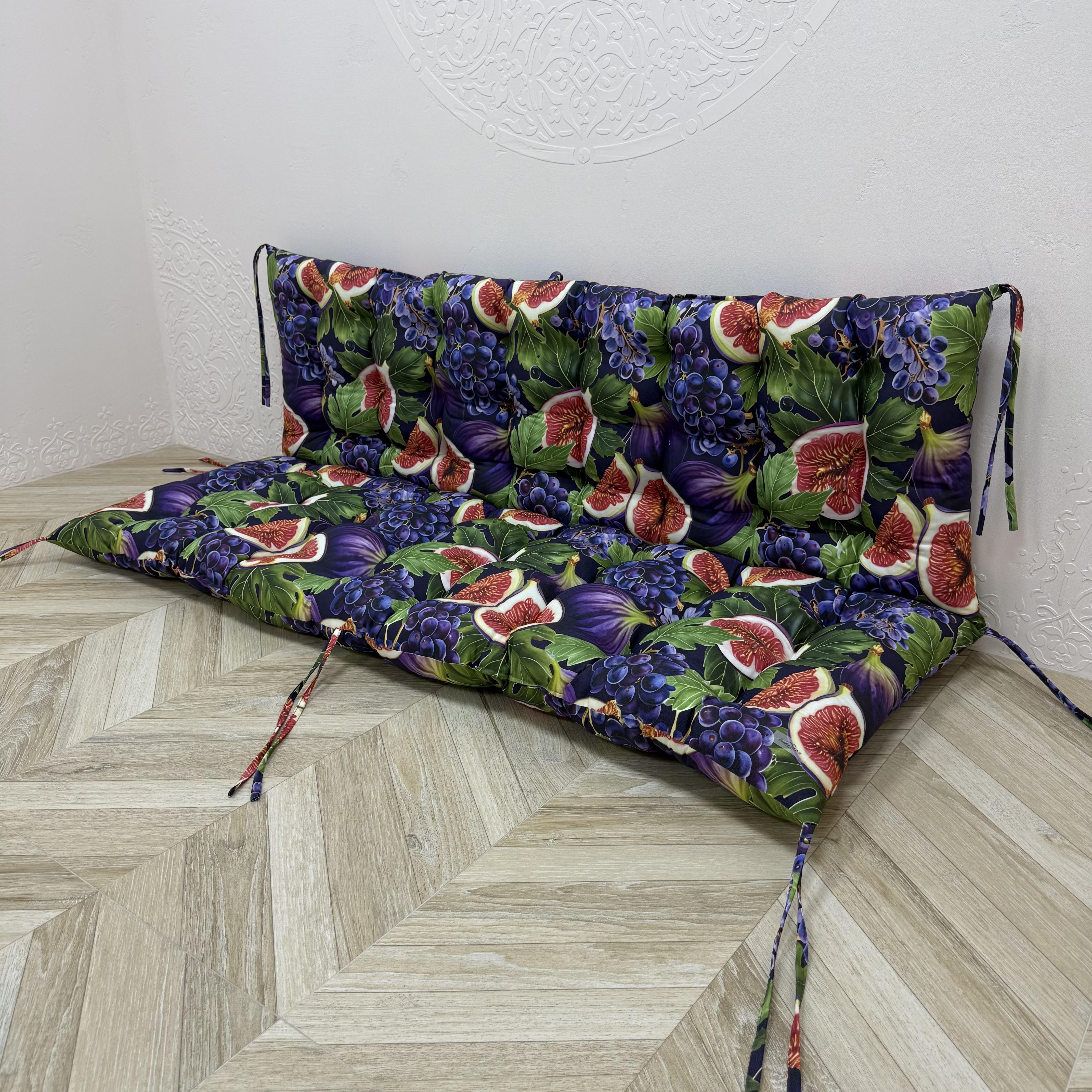 Подушка Comfort Home Figs на поддоны/качели/каркасы/садовая мебель панама 150х50х50 см