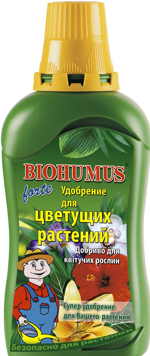 Удобрение комплексное органо-минеральное для цветущих растений Biohumus NPK 05.02.07 Agrecol 30057 350 мл