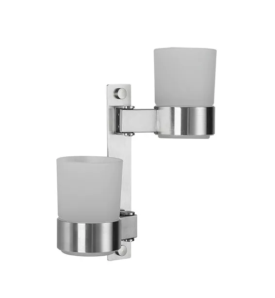 Склянка для щіток подвійна Frap F30408 ​​нержавіюча сталь (SQ-1043371)