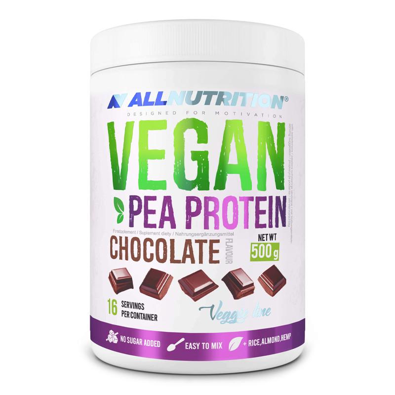 Гороховый протеин AllNutrition Vegan Pea Protein Шоколад 500 г (21598-01)