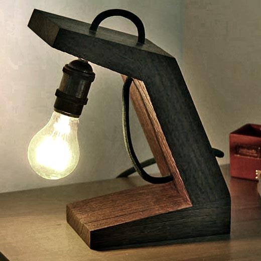 Светильник настольный из дерева Дериде Мокко (НСС-004110)