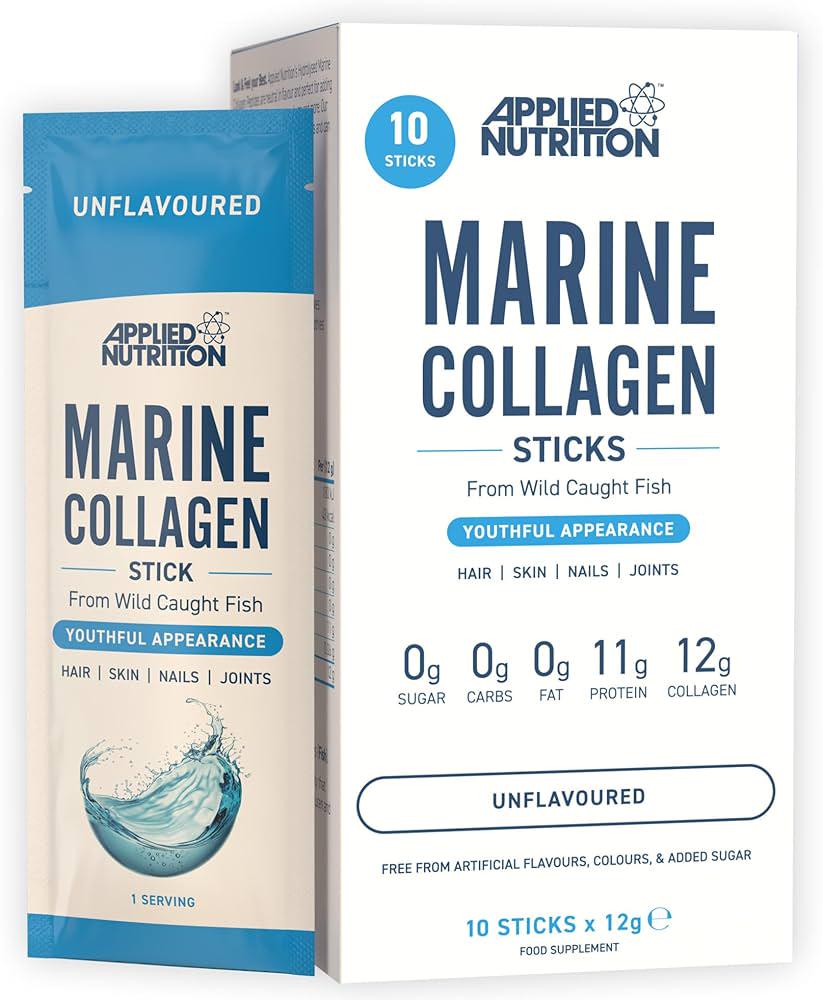 Морской коллаген Applied Nutrition Marine Collagen Stick Pack 10х12 г Unflavored Морской коллаген Applied Nutrition Marine Collagen Stick Pack 10х12 г Unflavored