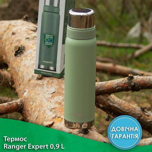 Термос Ranger Expert 0,9 л 8х8х31 см Оливковый (RA_9920) - фото 8