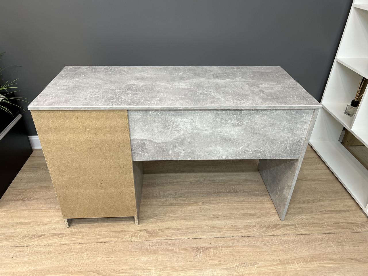 Стіл письмовий без ручок Лайт 1250х750х530 мм Бетон/Білий - фото 6 Стіл письмовий без ручок Лайт 1250х750х530 мм Бетон/Білий - фото 6