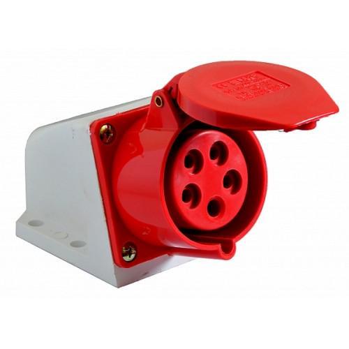 Розетка стационарная АСКО-УКРЕМ 115 3Р+ РЕ+N 16А 380-415В IP44 (00000000777)