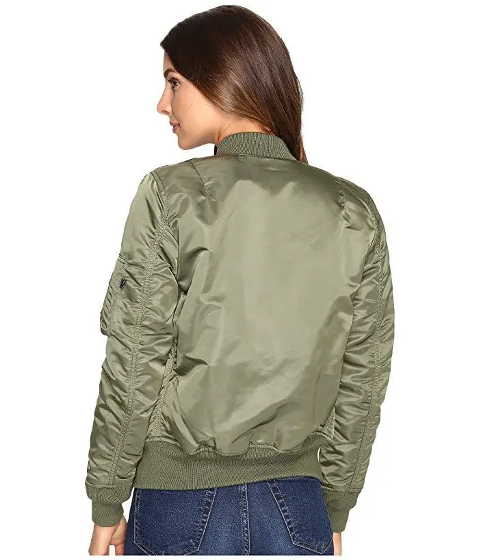 Бомбер Alpha Industries MA-1 W Flight Jacket S Olive (WJM44500C1OS) - фото 4