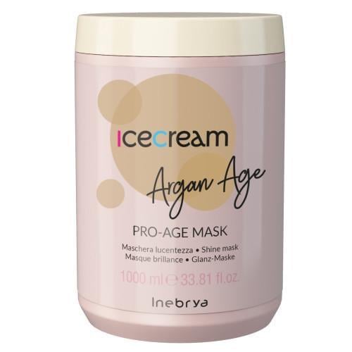 Маска с аграновым маслом для окрашенных волос INEBRYA Pro-Age Mask Argan Oil 1000 мл (2524358755)