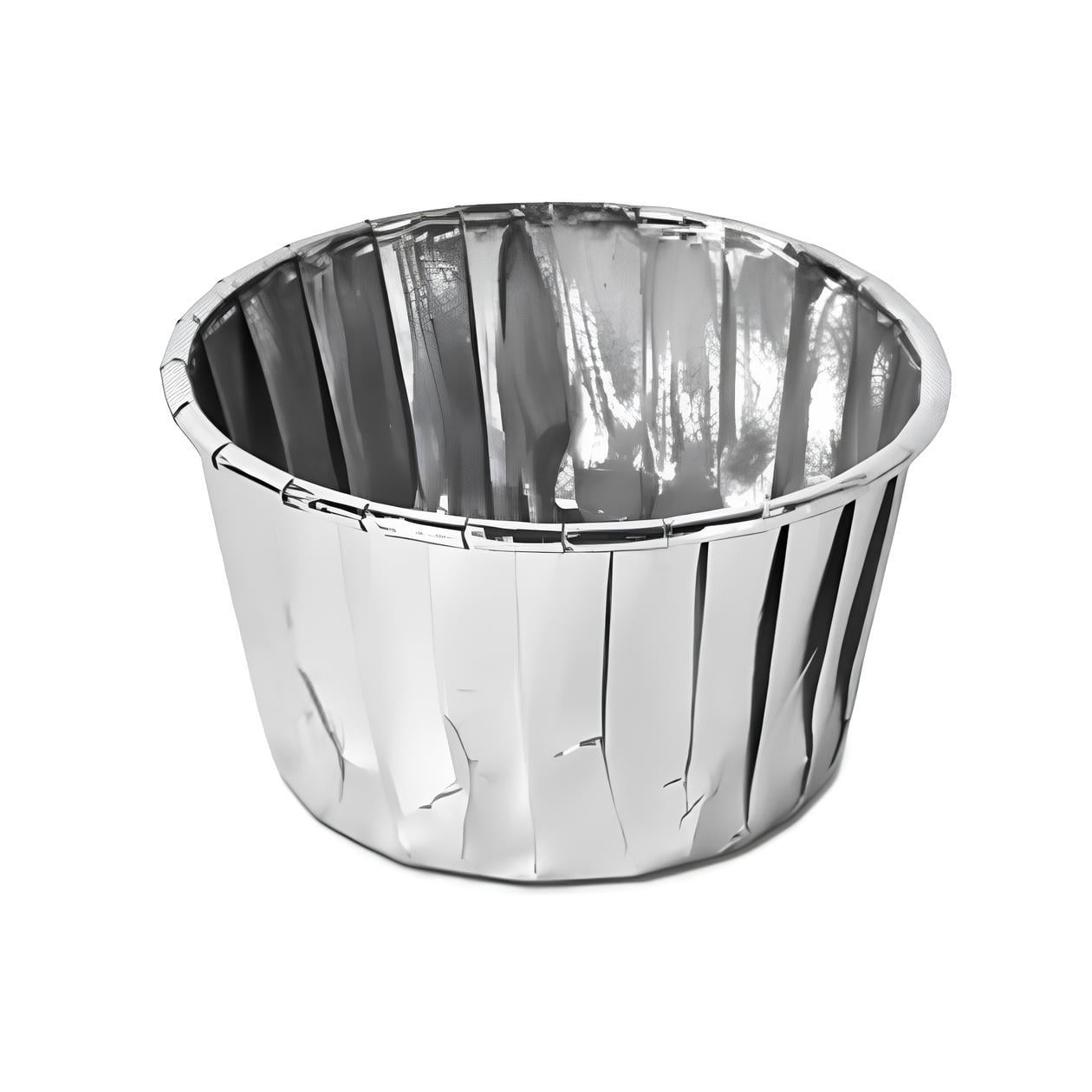 Формочки паперові для кексів Shiny Ø 5х4 см 50 шт./уп. Silver