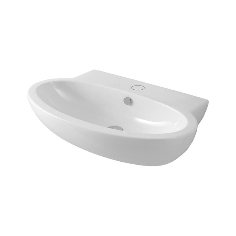 Умывальник Azzurra Comoda COM80MB1 Shiny white (356143)