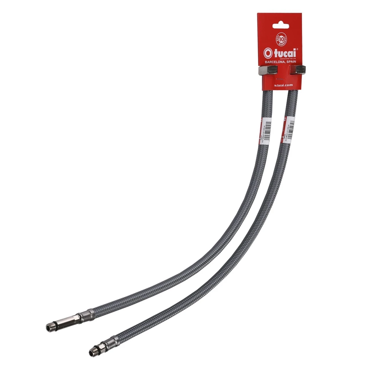 Шланг для змішувача TUCAI М10х1/2″ 0,6 м антикорозія TAQ GRIF AСB 206221 пара - фото 2 Шланг для змішувача TUCAI М10х1/2″ 0,6 м антикорозія TAQ GRIF AСB 206221 пара - фото 2