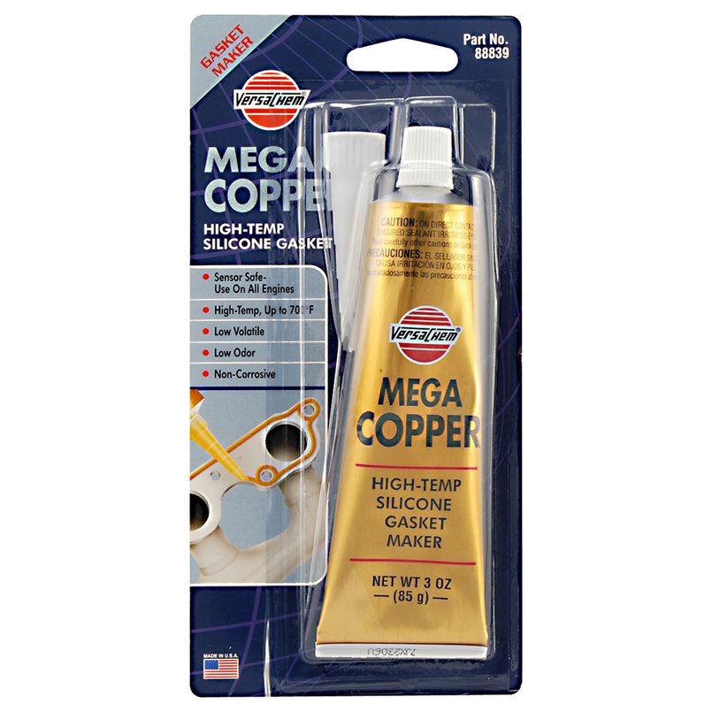 Герметик Versachem MEGA COPPER SILICONE высокотемпературный 85 г - фото 1