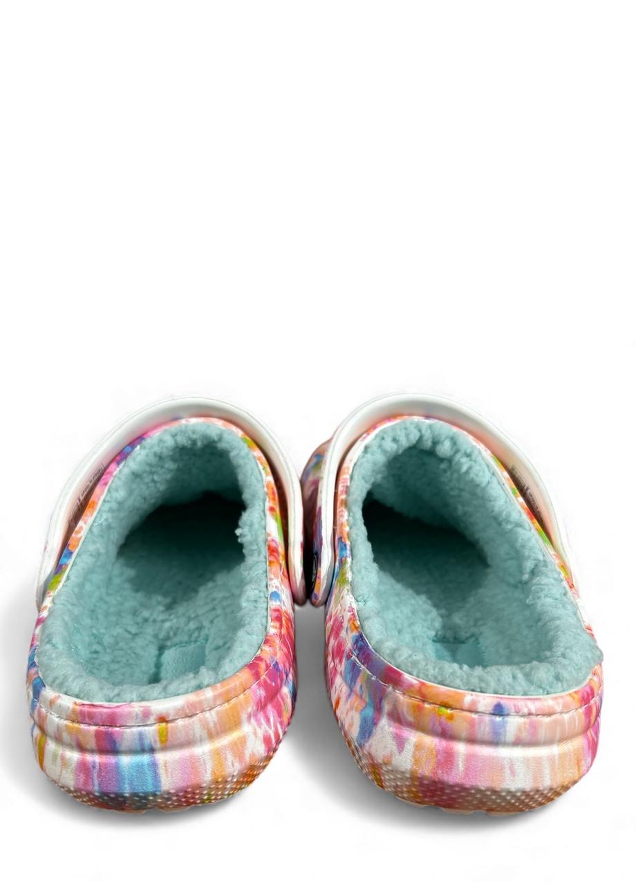 Сабо утеплені крокси Crocs Classic Lined Tie Dye Clogs M4W6 р. 36/37 (206341-83B) - фото 3