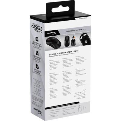 Компьютерная мышка HyperX Pulsefire Haste 2 Core Wireless Black (8R2E6AA) - фото 6