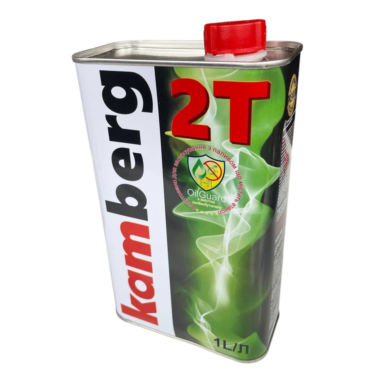 Масло моторное 2Т KAMBERG полусинтетика Зеленый 1 л (30433170) - фото 2