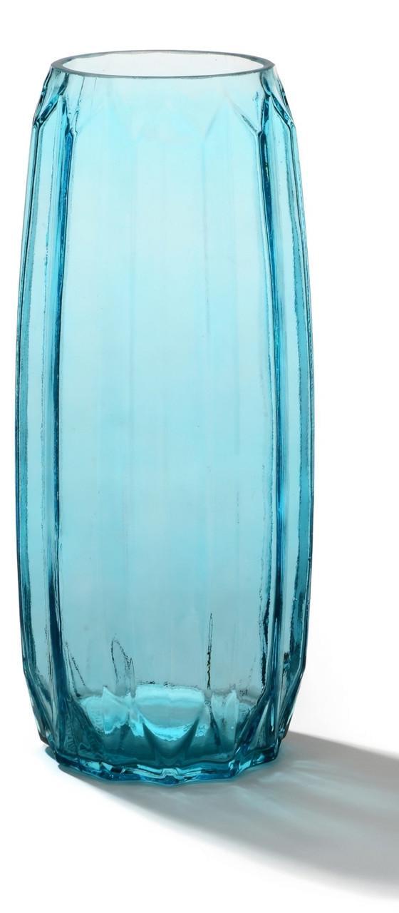 Ваза для цветов стекло голубая Viva Sandy 27,5 см (A060172)