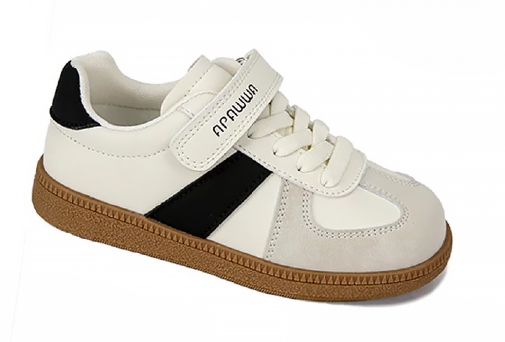 Кроссовки 423 эко кожа р. 33 Бежево-черный