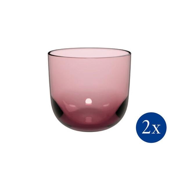 Набор стаканов для воды Villeroy & Boch Like Glass Grape 280 мл 2 шт. Розовый (1951788180) - фото 5