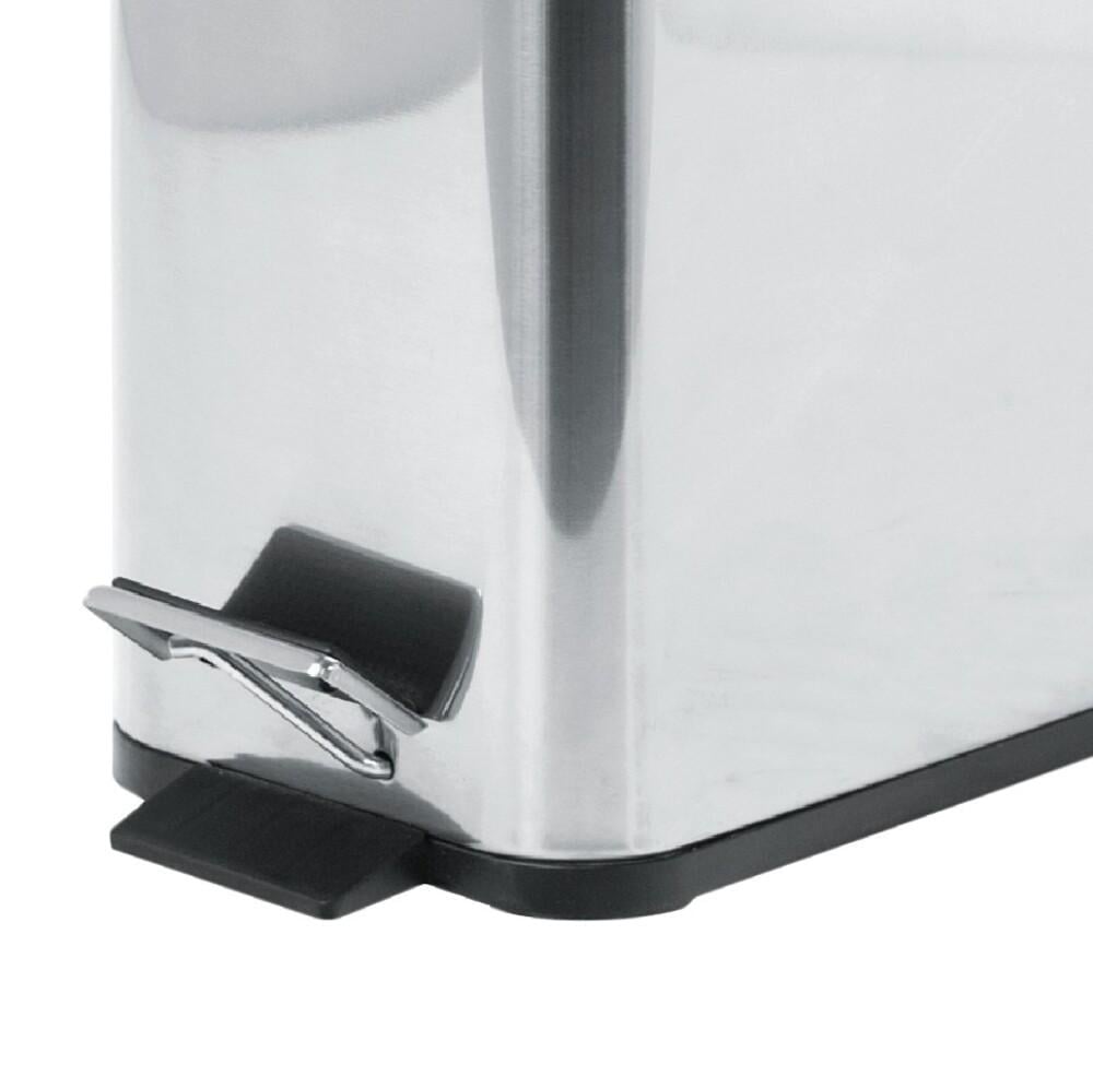 Ведро для мусора Zerix Sansa-TC0105 прямоугольное 5 л Нержавеющая сталь (ZX5893) - фото 4