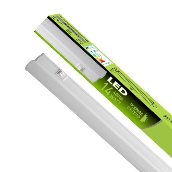 Светильник линейный Eurolamp LED IP44 14W 4000K T5 (36562553)