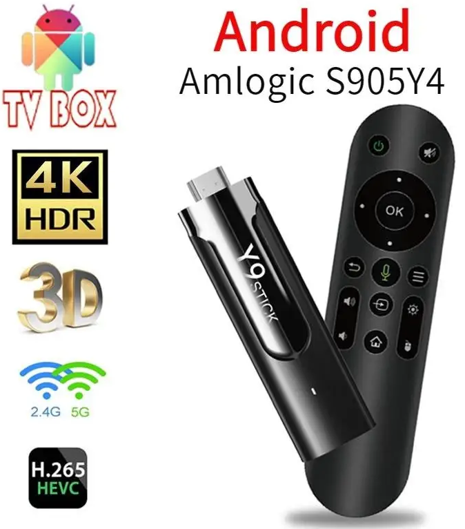 Смарт-ТВ приставка 2/16 Гб Smart TV Stick Android 12 з голосовим пультом M98 Y10 (29511102) - фото 6 Смарт-ТВ приставка 2/16 Гб Smart TV Stick Android 12 з голосовим пультом M98 Y10 (29511102) - фото 6