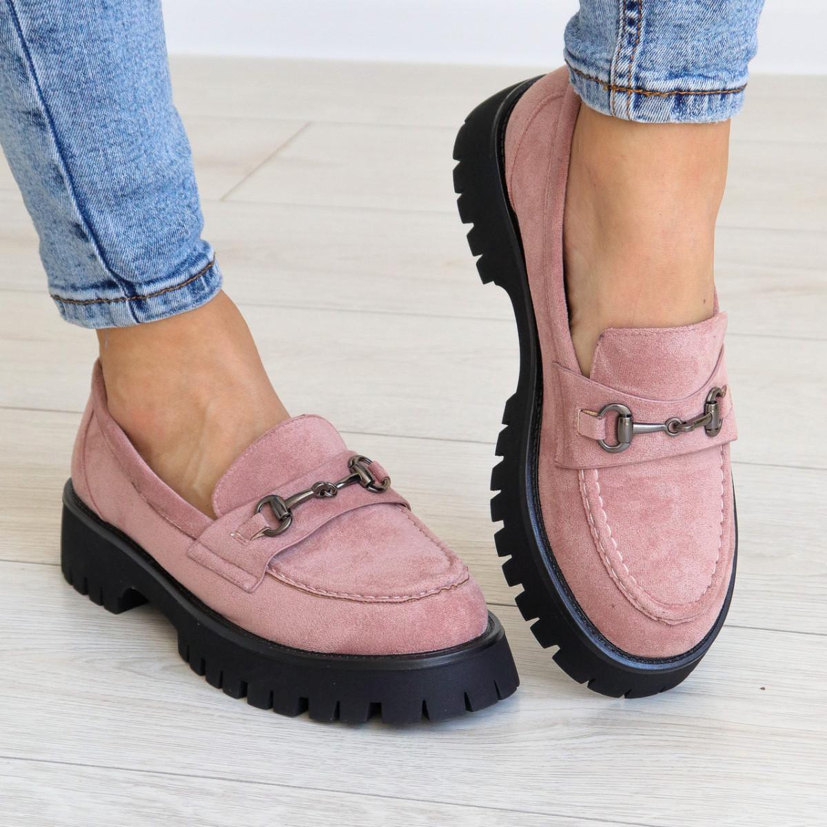 Броги женские Fashion р. 37 24 см Розовый (3147)