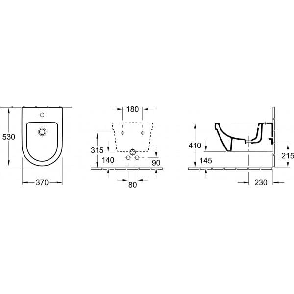 Біде Villeroy & Boch Omnia Architectura (548400R1) - фото 2