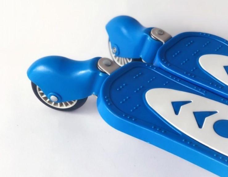 Самокат трай детский 4 колеса Scooter New 25-1 Синий - фото 2 Самокат трай детский 4 колеса Scooter New 25-1 Синий - фото 2