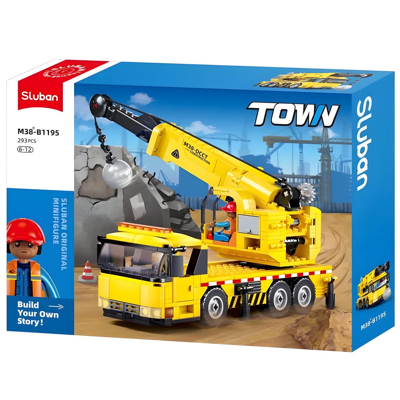 Конструктор Sluban Колісний кран 293 деталі (M38-B1195) - фото 2