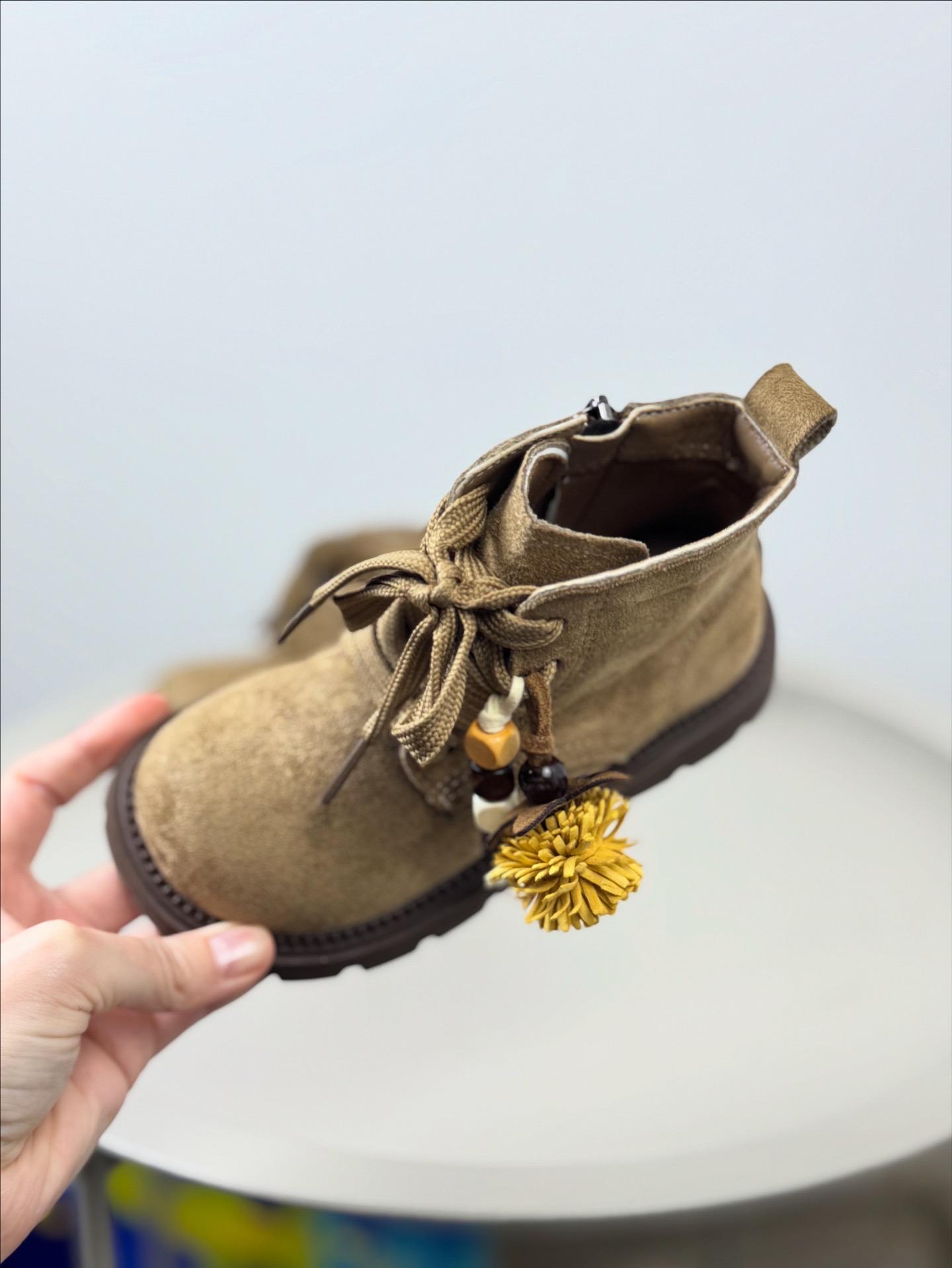 Ботинки детские осенние 1644 р. 32 Бежевый (30379603) - фото 2 Ботинки детские осенние 1644 р. 32 Бежевый (30379603) - фото 2