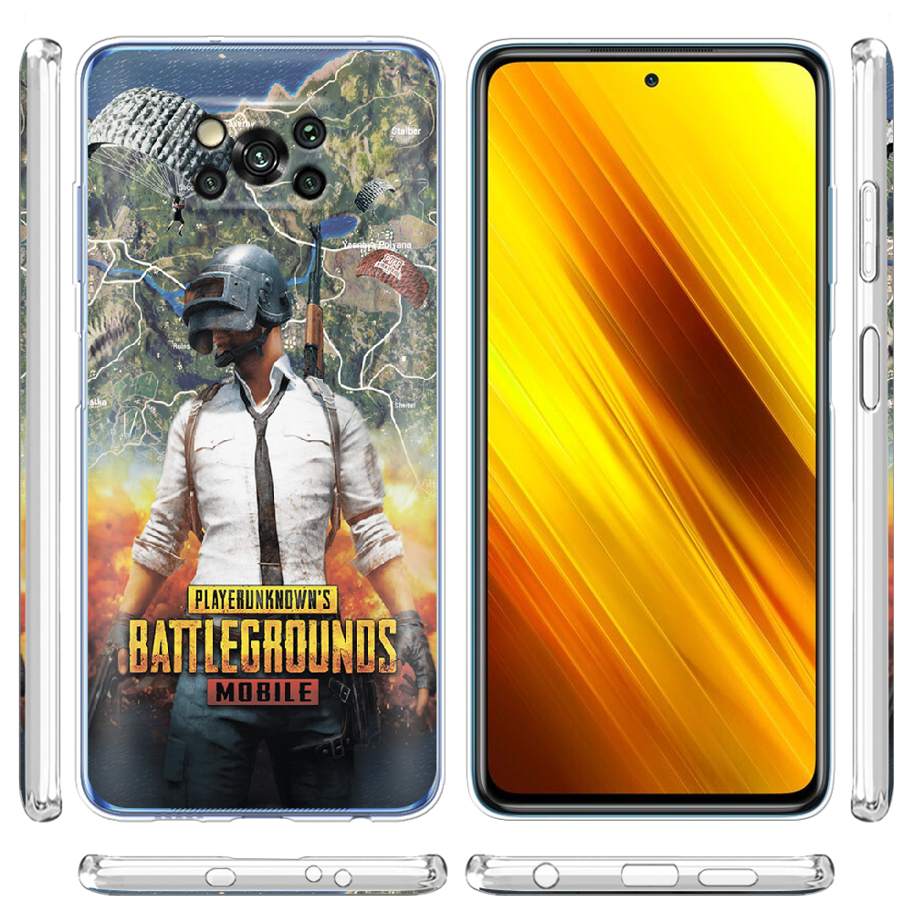 Чохол BoxFace Poco X3 PUBG Mobile Прозорий силікон (41288-up2309-41288) - фото 3