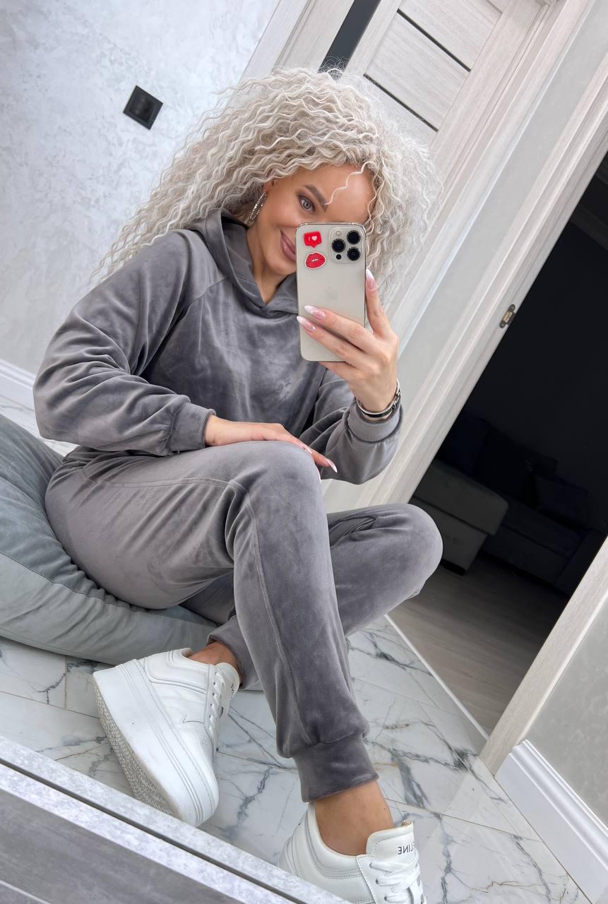 Костюм жіночий Лайза р. 48 Сірий (0202-ді) - фото 6