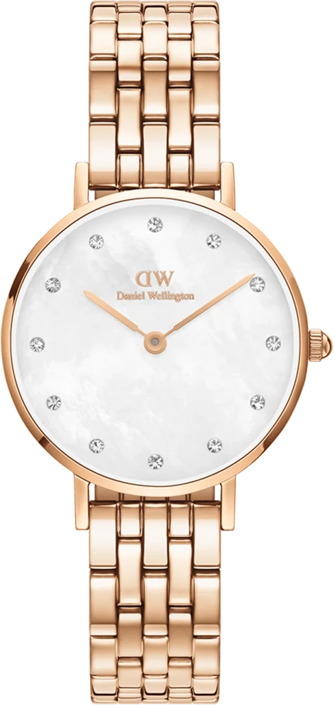 Наручные часы женские Daniel Wellington Petite Lumine 5-Link Melrose DW00100613 со стальным корпусом WR 30 м Перламутровый (3149525519)