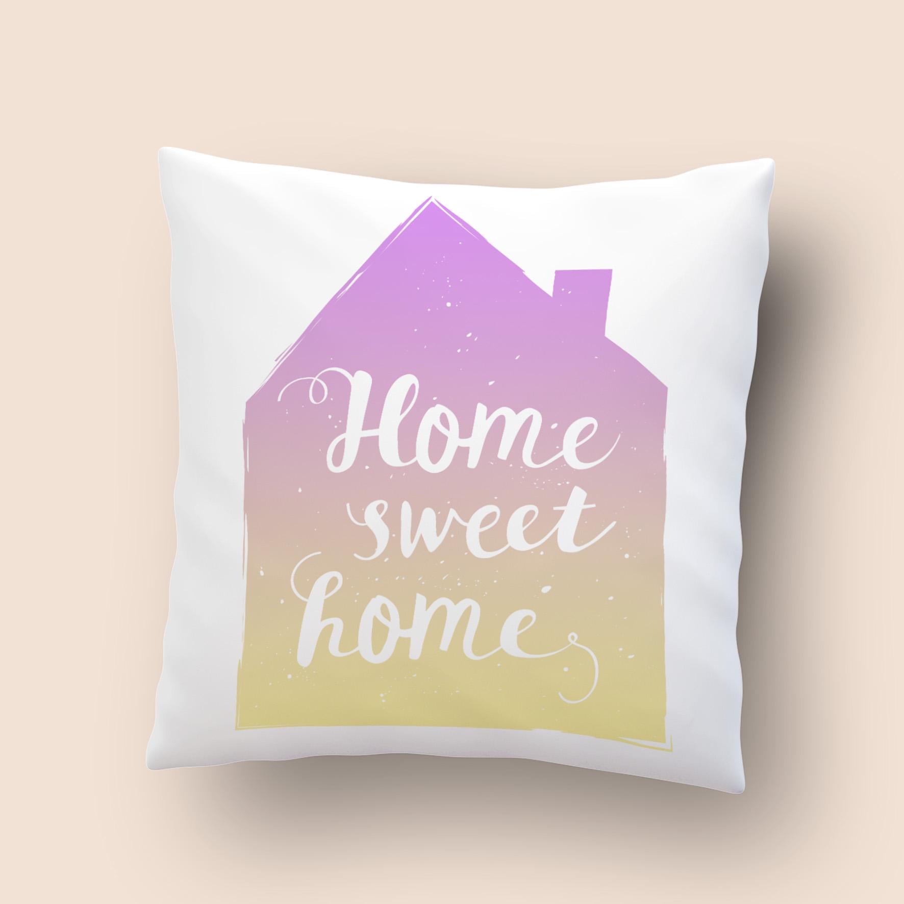 Подушка Home 35х35 см с наполнителем холлофайбер (p-12843)