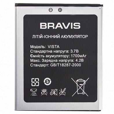 Аккумулятор для Bravis VISTA (1700 mAh)