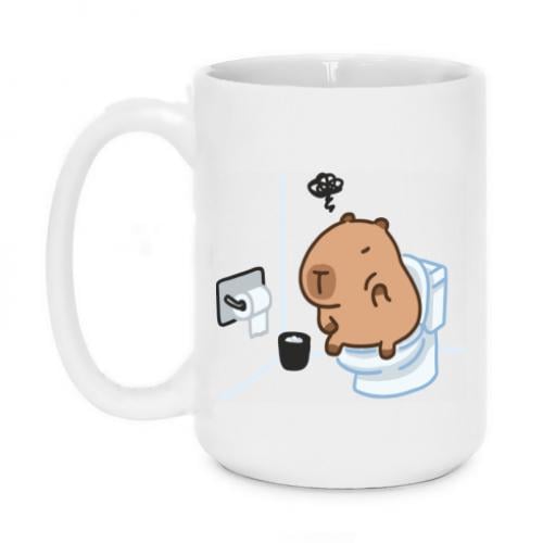 Чашка Pooping Capybara 420 мл (18739424-1-209658)