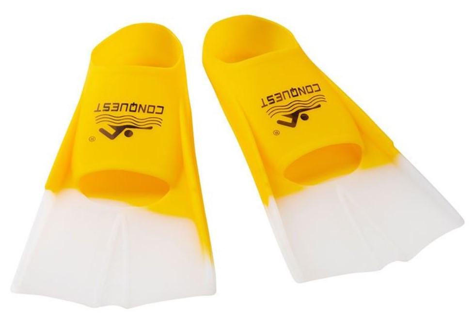 Ласты для плавания в бассейне Sprinter короткие силикон р. 27-29 Желтый (6936116101840) - фото 1 Ласты для плавания в бассейне Sprinter короткие силикон р. 27-29 Желтый (6936116101840) - фото 1