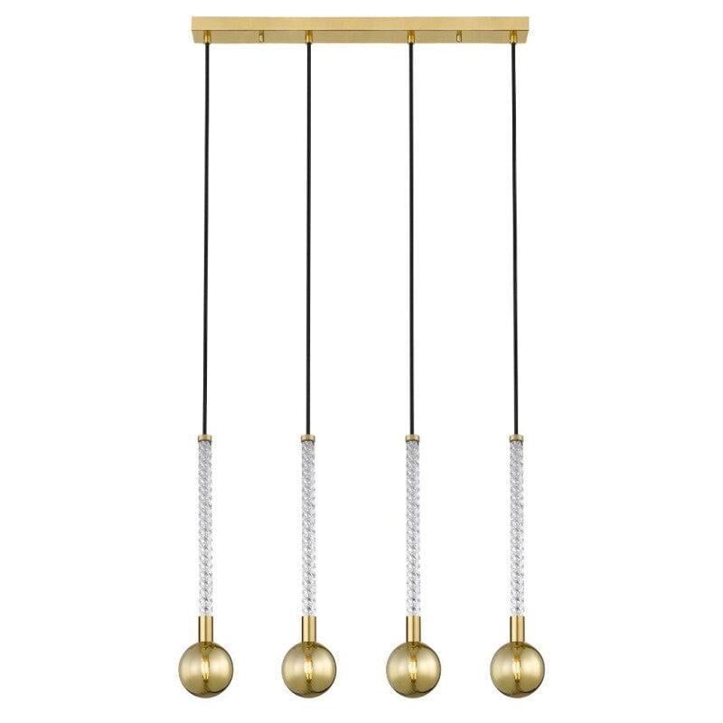 Люстра Zumaline Mida Золотой/Прозрачный (ZuP0583-04A-2GHF) Люстра Zumaline Mida Золотой/Прозрачный (ZuP0583-04A-2GHF)