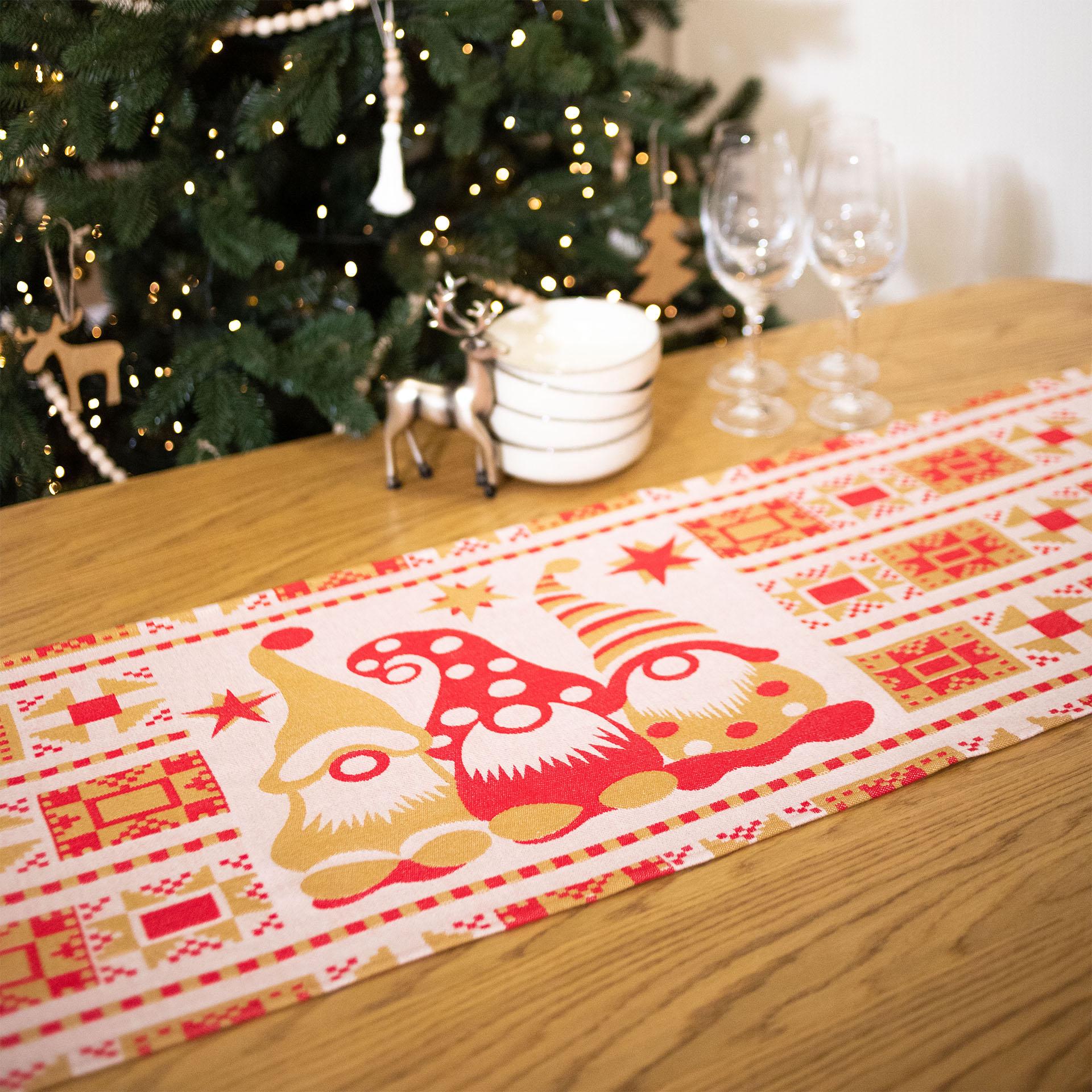 Доріжка новорічна Едельвіка Гноми 1,6х0,4 м (334-24/00)