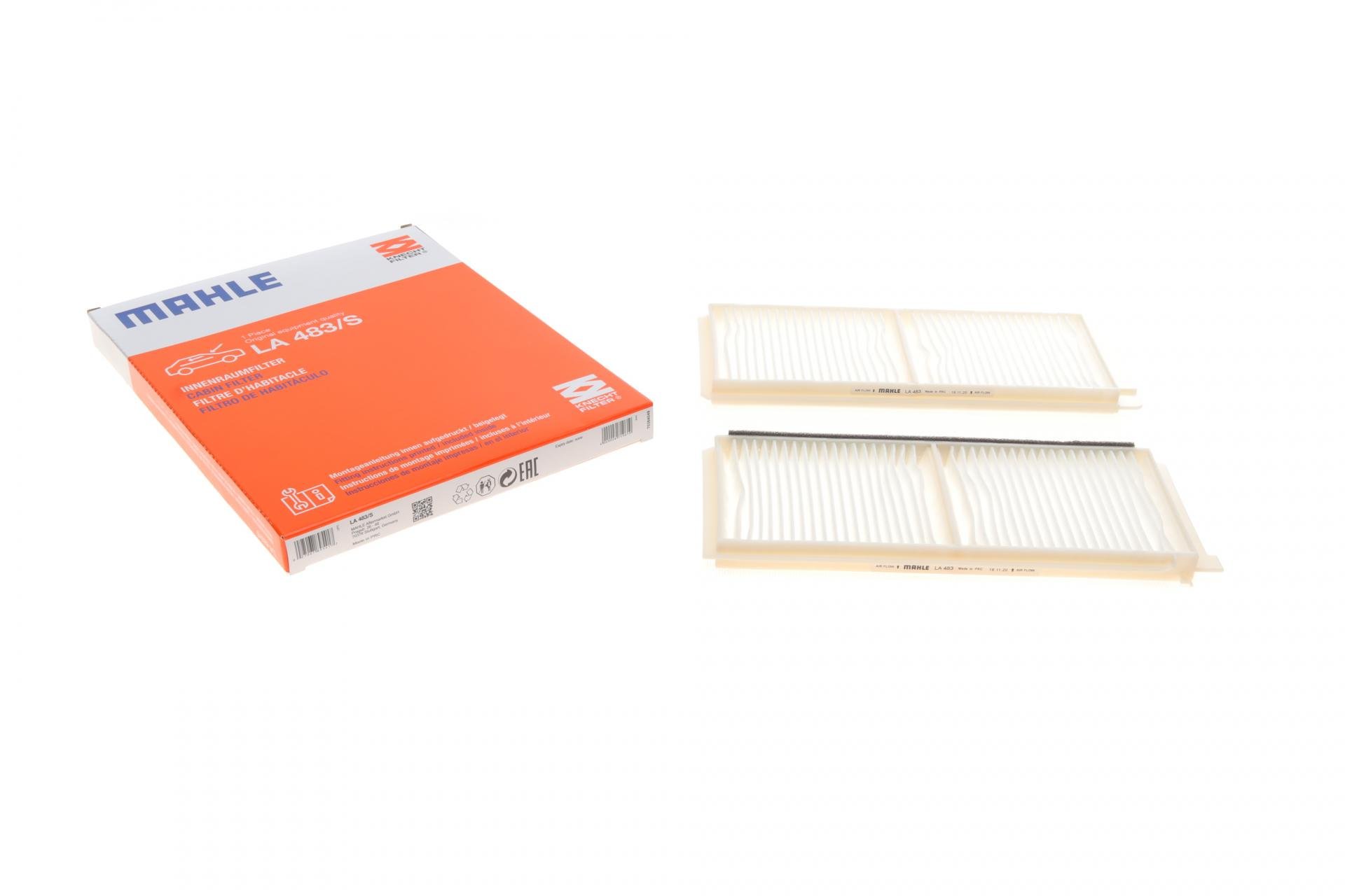 Фильтр салона KNECHT для Mazda 2 07-15 2 шт. (LA 483/S)