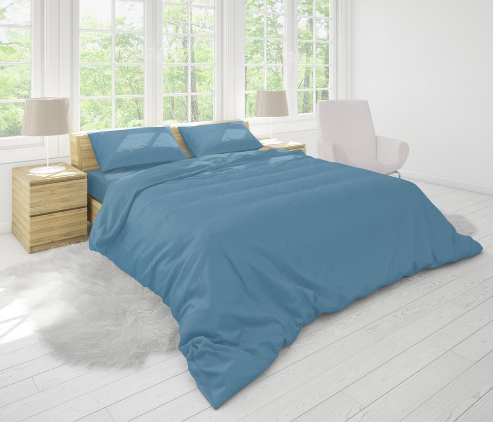 Пододеяльник Family SJ-040 B 145х215 см сатин Синий (DR013220)