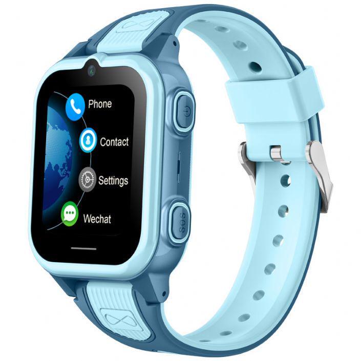 Смарт часы детские Wonlex CT21 Mini с видеозвонком WI-FI GPS SIM-карта Blue (18351)