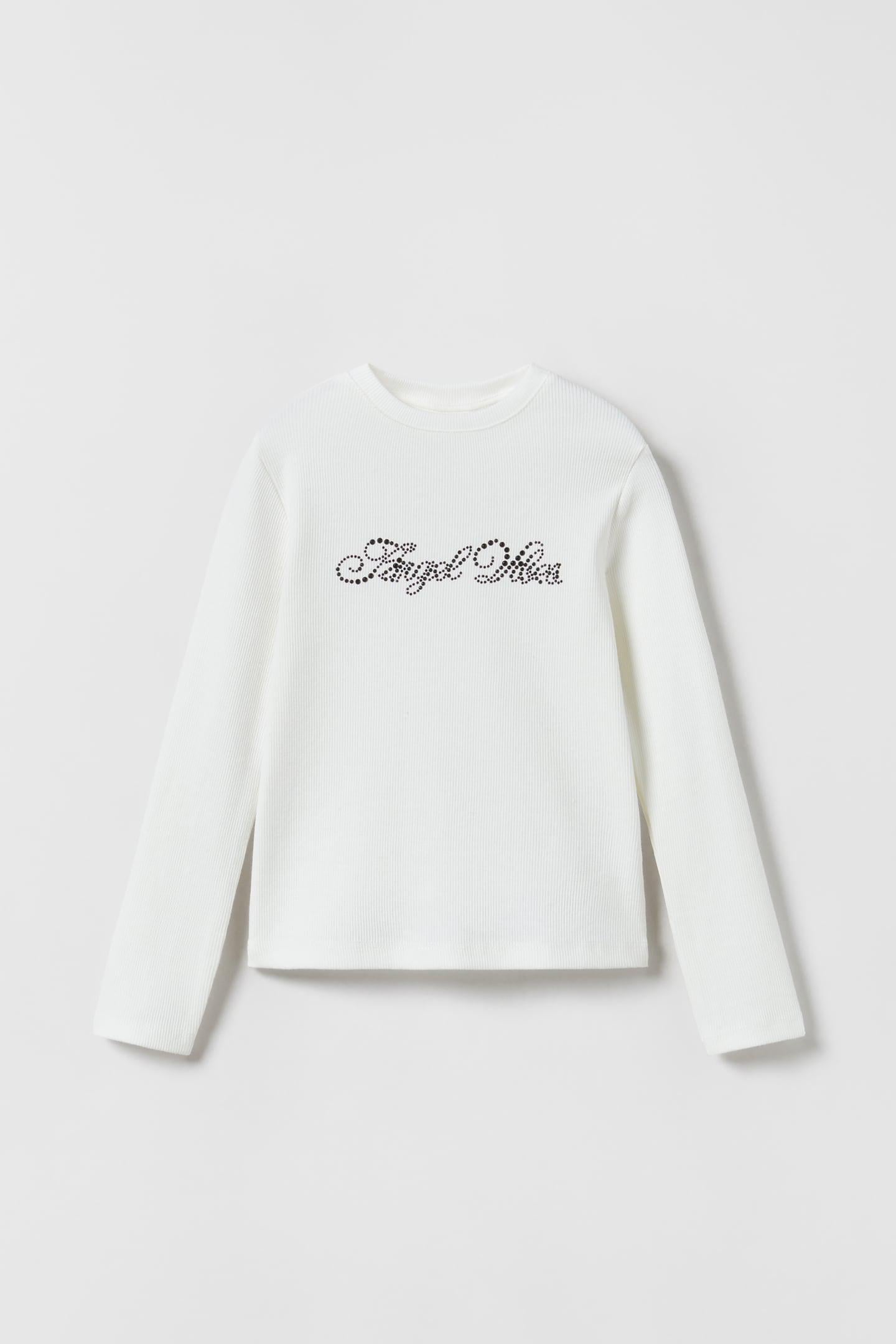 Реглан в рубчик для девочки Zara р. 140 Белый (2324704250)