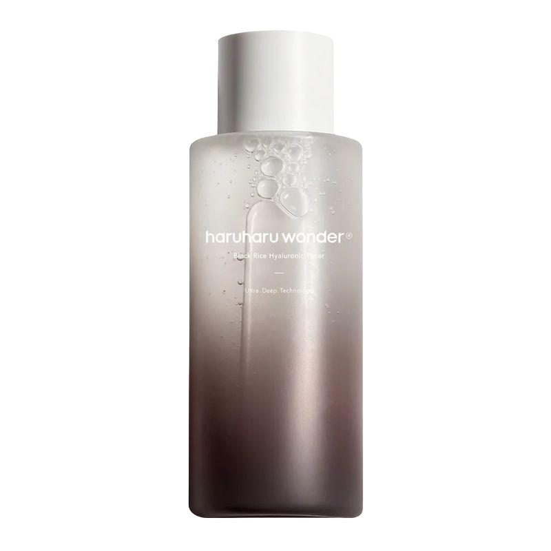 Тонер Haruharu Wonder Black Rice Hyaluronic Toner Unscented для лица с экстрактом ферментированного чёрного риса 150 мл