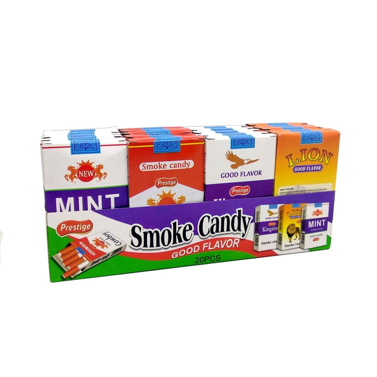 Жевательные резинки Cigarettes Smoke Candy блок 20 шт. (204047) Жевательные резинки Cigarettes Smoke Candy блок 20 шт. (204047)