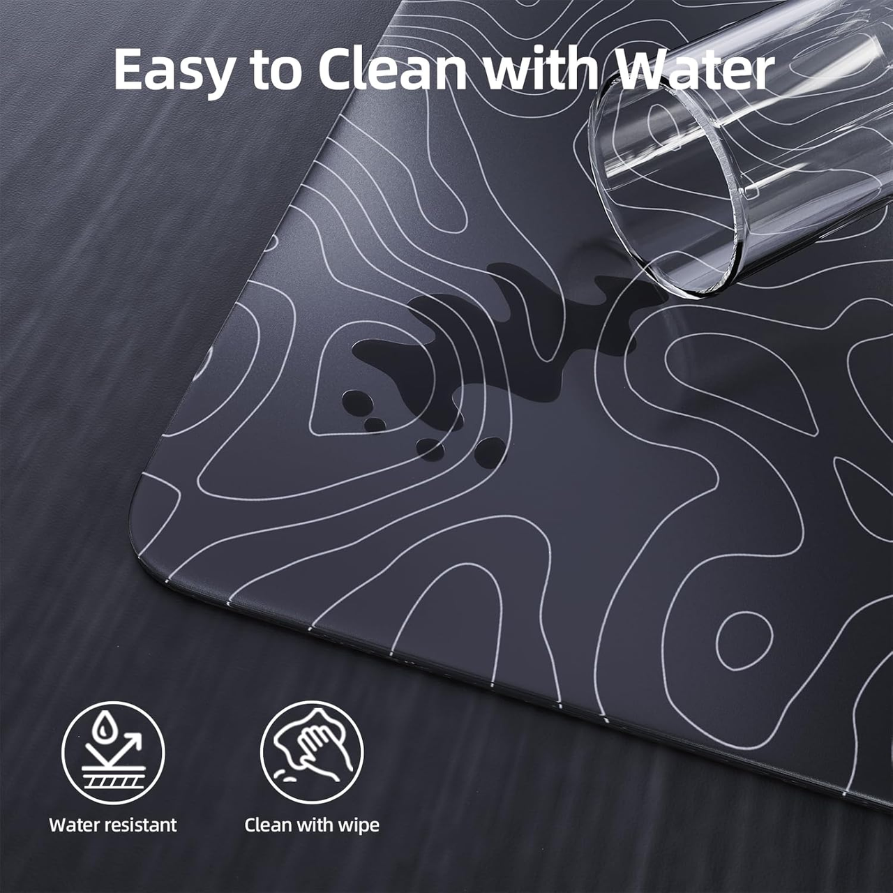 Коврик для мыши стеклянный Attack Shark Cm05 450х400х5 мм Black - фото 6 Коврик для мыши стеклянный Attack Shark Cm05 450х400х5 мм Black - фото 6