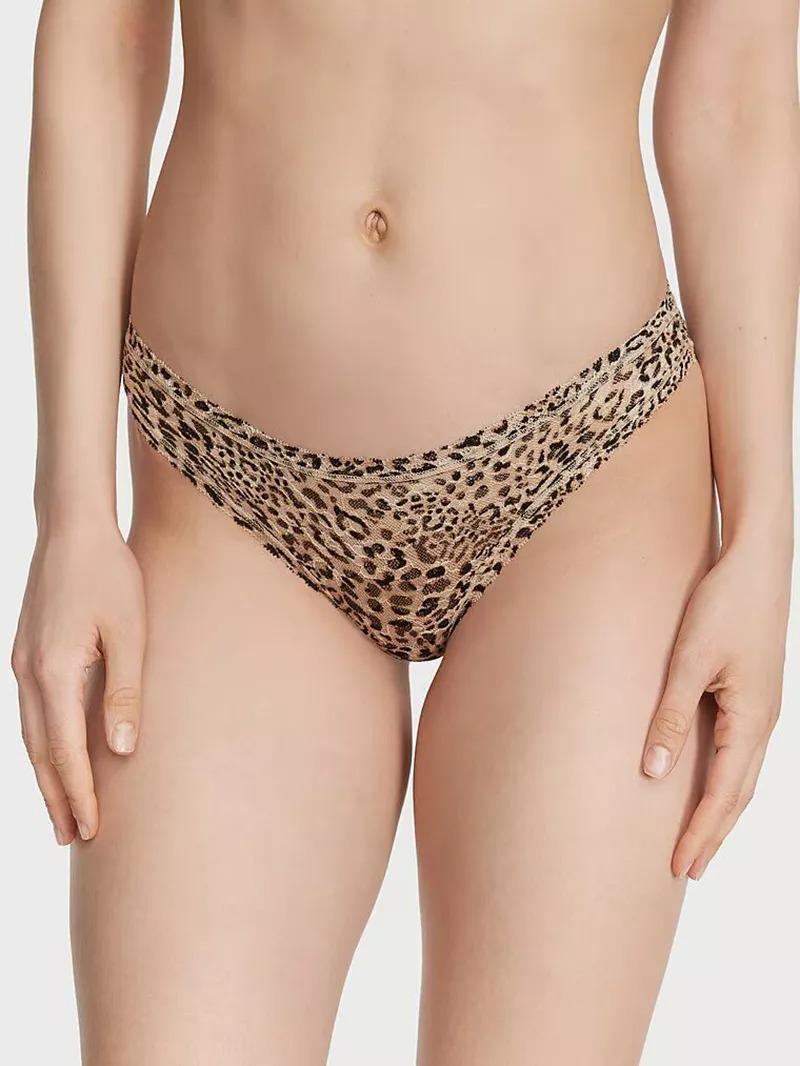 Трусики кружевные Victoria's Secret Lace Bikini Panty L Леопард (26684864) Трусики кружевные Victoria's Secret Lace Bikini Panty L Леопард (26684864)