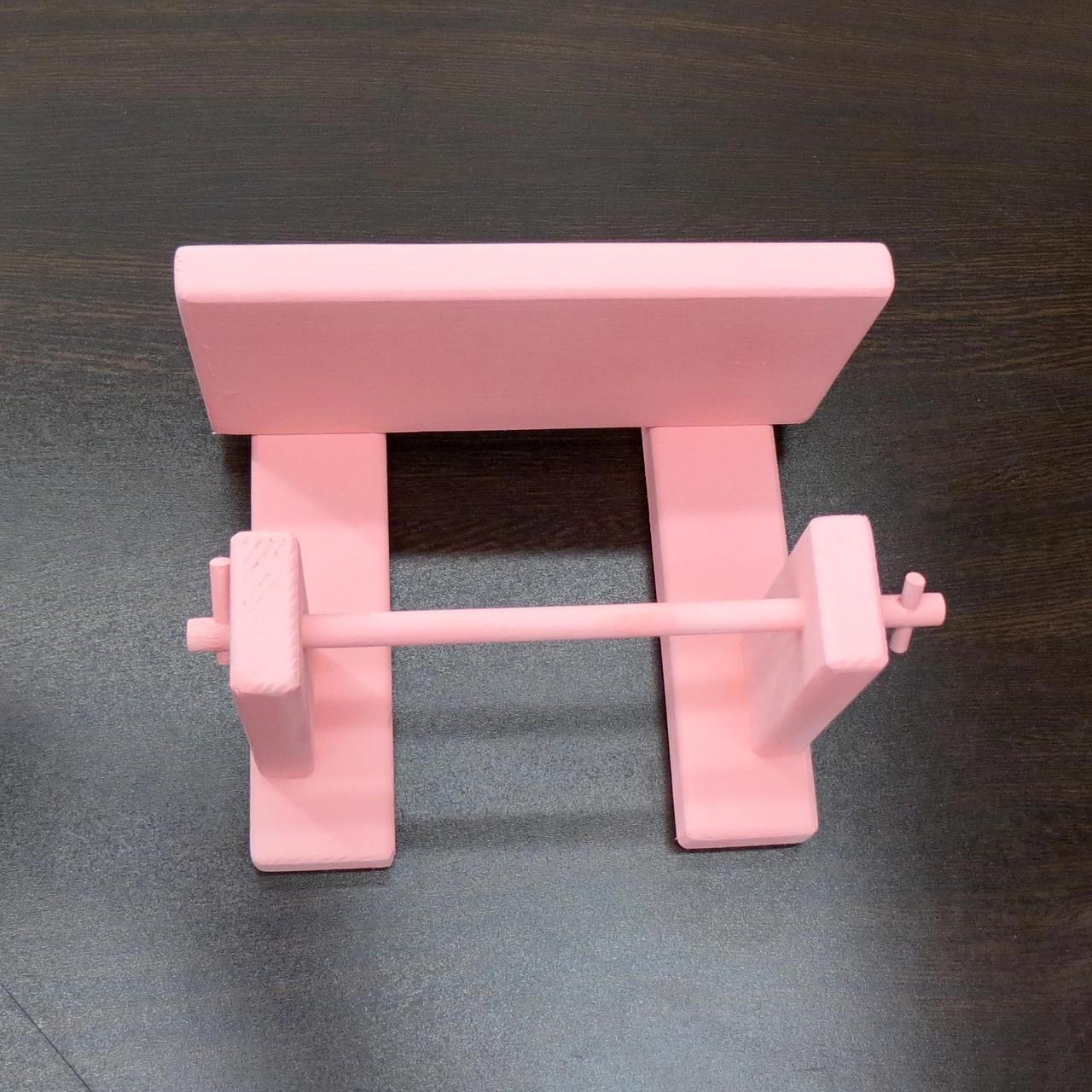 Держатель для туалетной бумаги из дерева Лютеус Барби (ДТБ-002450) - фото 5